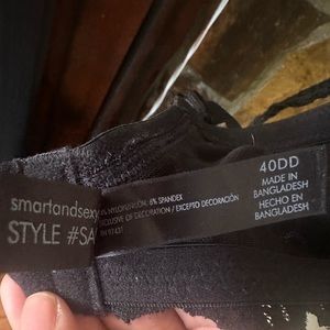 Black Smart sexy bra